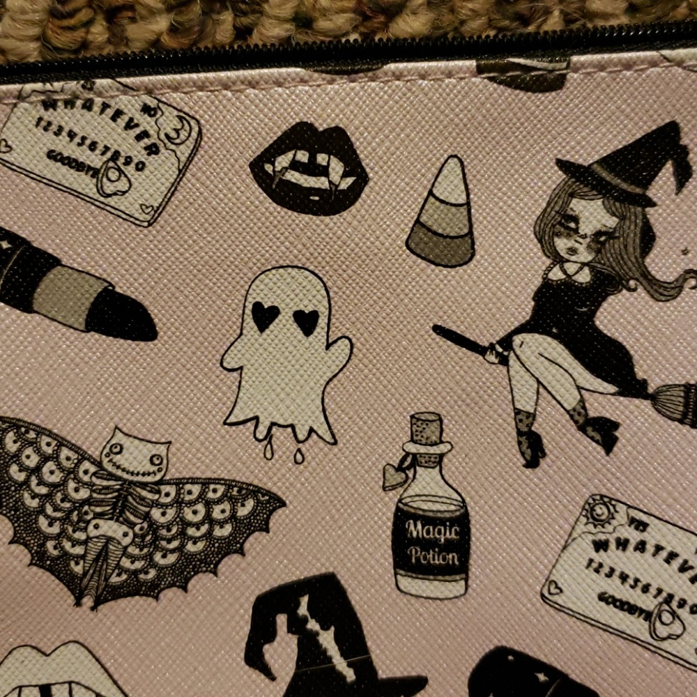 Vintage Cute lolita Halloween candy makeup bag